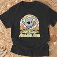 かわいい テニス コアラ 可愛い アスレチック 夏 テニス キャンプ Tシャツ 高齢者への贈り物