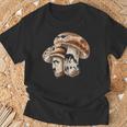 しいたけ きのこ狩り 菌類 イラスト しいたけ Tシャツ 高齢者への贈り物