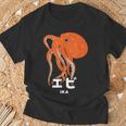 たこ エビ イカ 海洋生物 矛盾 おもしろ イラスト かわいい 面白い ネタ 画像 Tシャツ 高齢者への贈り物