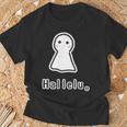 てるてる坊主 ハレルくん Hallelu 晴れ ぼうず【ゆるフレンズ】梅雨 ポップ かわいい キャラクター イラスト Tシャツ 高齢者への贈り物