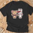 ゆるかわメルちゃん 漫画バックプリント Tシャツ 高齢者への贈り物