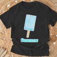 アイスバー・ソーダ／夏【サマータイム】アイスクリーム ポップ リゾート かわいい Tシャツ 高齢者への贈り物