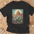 アガベ モンタナ山 アガベ 多肉植物 メキシカン Tシャツ 高齢者への贈り物
