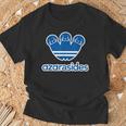 アザラシデス Azarasides《ブルー 青》ゴマちゃん ブランド パロディ 面白い かわいい Tシャツ 高齢者への贈り物