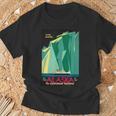 アラスカ 広告 ビンテージ レトロ ポスター Tシャツ 高齢者への贈り物