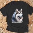 アラスカン・マラミュート犬 Tシャツ 高齢者への贈り物