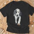 イングリッシュセッター 長袖tシャツ Tシャツ 高齢者への贈り物