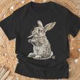 ウサギの大麻 Tシャツ 高齢者への贈り物
