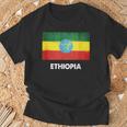 エチオピア国旗tシャツ Tシャツ 高齢者への贈り物