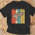 オカリナ レトロ Tシャツ 高齢者への贈り物