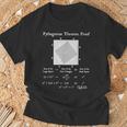 オタクピタゴラスの定理証三角形 数学教師 オタク Tシャツ 高齢者への贈り物