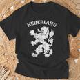オランダ レトロ オランダ ライオン クラウン オランダ プライド Tシャツ 高齢者への贈り物