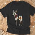 オリックス 動物 モチーフ イラスト オリックス Tシャツ 高齢者への贈り物