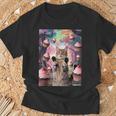 カップケーキの森の猫 Tシャツ 高齢者への贈り物