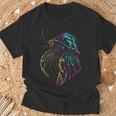 カラフル ヤドカリ 鮮やかな海の生き物 Tシャツ 高齢者への贈り物