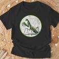 カラフル レトロ カマキリ 昆虫 ヴィンテージ デザイン Tシャツ 高齢者への贈り物