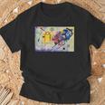 カンディンスキー 抽象芸術 黄色 赤 青 Tシャツ 高齢者への贈り物