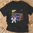 キッズ Nasaグラフィティアート宇宙飛行士キッドダビングスペースシャトルクール Tシャツ 高齢者への贈り物