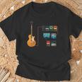 ギターペダルとストンプボックスジャム Tシャツ 高齢者への贈り物