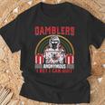 ギャンブラーズアノニマス、きっとやめられる 長袖tシャツ Tシャツ 高齢者への贈り物
