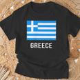 ギリシャの国旗 Tシャツ 高齢者への贈り物