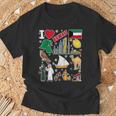 クウェート 手描きのシンボル クウェート地図 文化的アイコン Tシャツ 高齢者への贈り物