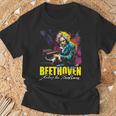 クラシック音楽 ピアノ ルートヴィヒ・ヴァン ベートーヴェン Tシャツ 高齢者への贈り物
