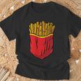 クールなフライドポテトポケットノベルティグラフィックtシャツ&クールデザイン Tシャツ 高齢者への贈り物