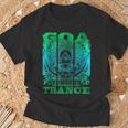 ゴア・サイケデリック・トランス-Om サイトランス レイバー Tシャツ 高齢者への贈り物