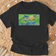 ゴッホ カエル 星月夜 動物 アート 自然 恋人 絵画 Tシャツ 高齢者への贈り物