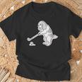 ゴルフ キャバリア グッズ おもしろ 犬 面白い 笑える 和風 Tシャツ 高齢者への贈り物