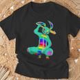 サイケデリックバニーサイコバニーアート Tシャツ 高齢者への贈り物