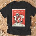 サイロシビンtシャツ レトロサイケデリックマジックマッシュルーム Tシャツ 高齢者への贈り物