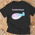 サカバンバスピス パステルカラー おもしろ ゆるかわ かわいい ギフト Tシャツ 高齢者への贈り物