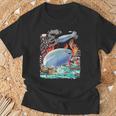 サカバンバスピス フィッシュミーム 怪獣 Tシャツ 高齢者への贈り物