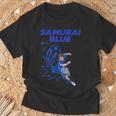 サムライブルーamurai Blue サッカー代表 漫画アニメ Tシャツ 高齢者への贈り物