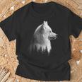 サモエド 犬 グラフィック ペット イラスト サモエド Tシャツ 高齢者への贈り物