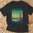 サンフランシスコ カリフォルニア お土産 ゴールデンゲートブリッジ Tシャツ 高齢者への贈り物