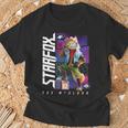 ザ・スーパーマリオギャラクシー・ムービー Fox Mccloud Hero Pose 長袖tシャツ Tシャツ 高齢者への贈り物