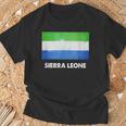 シエラレオネ国旗tシャツ Tシャツ 高齢者への贈り物