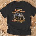 ジムニー 4X4 オフロード トラック 長袖tシャツ Tシャツ 高齢者への贈り物