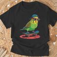 スケートボード セキセイインコ スケート セキセイインコ Tシャツ 高齢者への贈り物