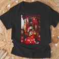 スティーブン・ジェラード リバプール・フットボール・ワールドカップ トロフィー Tシャツ 高齢者への贈り物