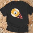 スヌーカー ビリヤードボール No9 プールプレーヤー Tシャツ 高齢者への贈り物