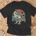 スピノサウルス ミラビリス 恐竜 Tシャツ 高齢者への贈り物