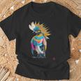 スピリットガイド 部族の鳥 Tシャツ 高齢者への贈り物