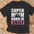 スーパー・ママ 1957年生まれ ママ 誕生日 1957年 誕生日 1957年 Tシャツ 高齢者への贈り物