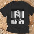 セクシーガールグラフィックtシャツ セクシーブロンドブーティモデルバイカーベイブ 長袖tシャツ Tシャツ 高齢者への贈り物