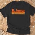 セントジェームス、ニューヨークレトロ80年代スタイル Tシャツ 高齢者への贈り物