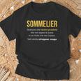 ソムリエ定義 Tシャツ 高齢者への贈り物